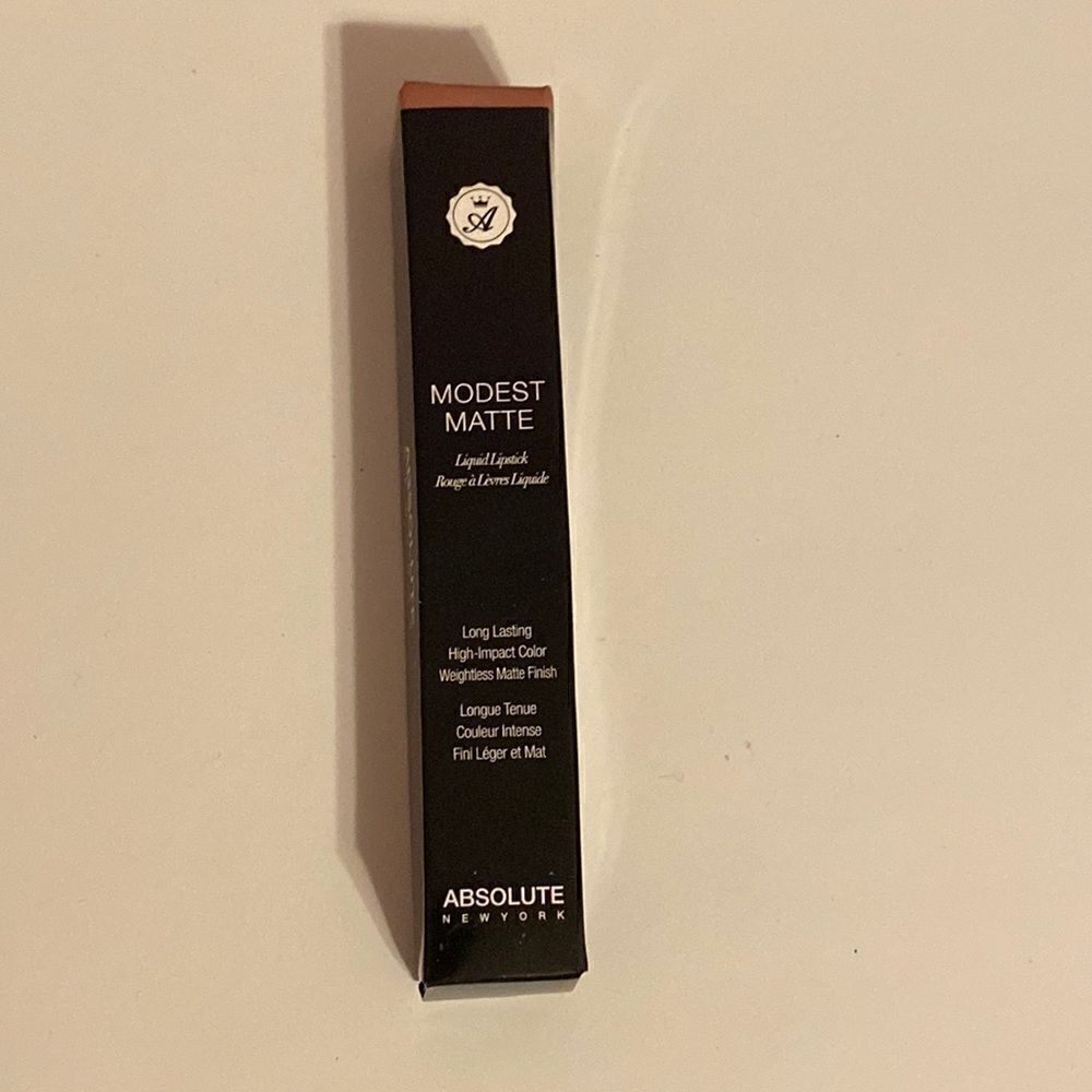 Absolute New York modest matte, liquid lipstick